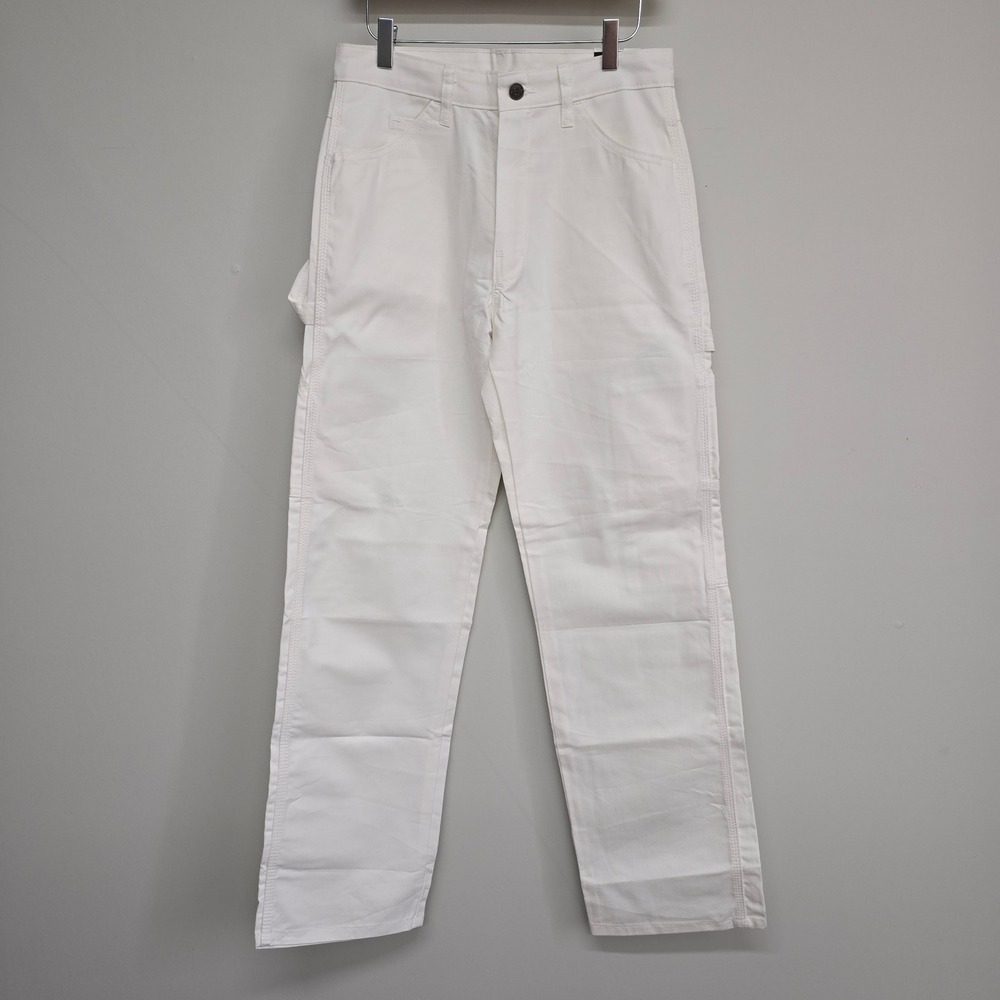 Dickies Utility Carpenter Pants Mens 29x32 White Relaxed Fit Workwear Skater